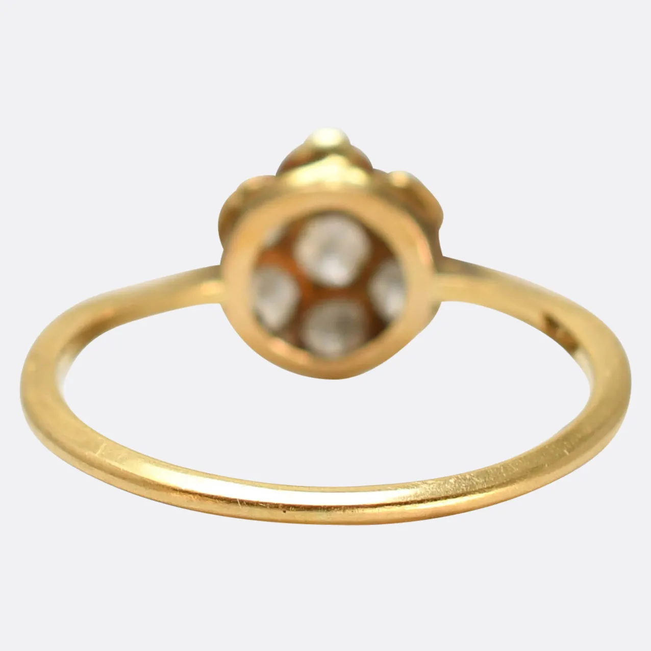 Late Victorian Diamond Flower Cluster Ring