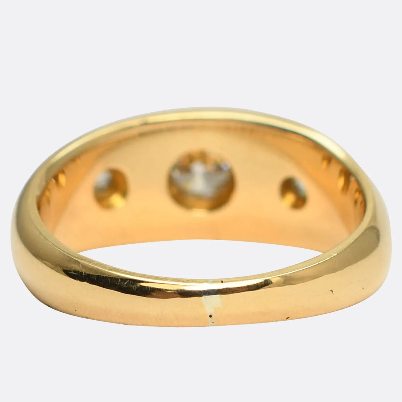 Late Victorian Star-Set Diamond Gypsy Ring