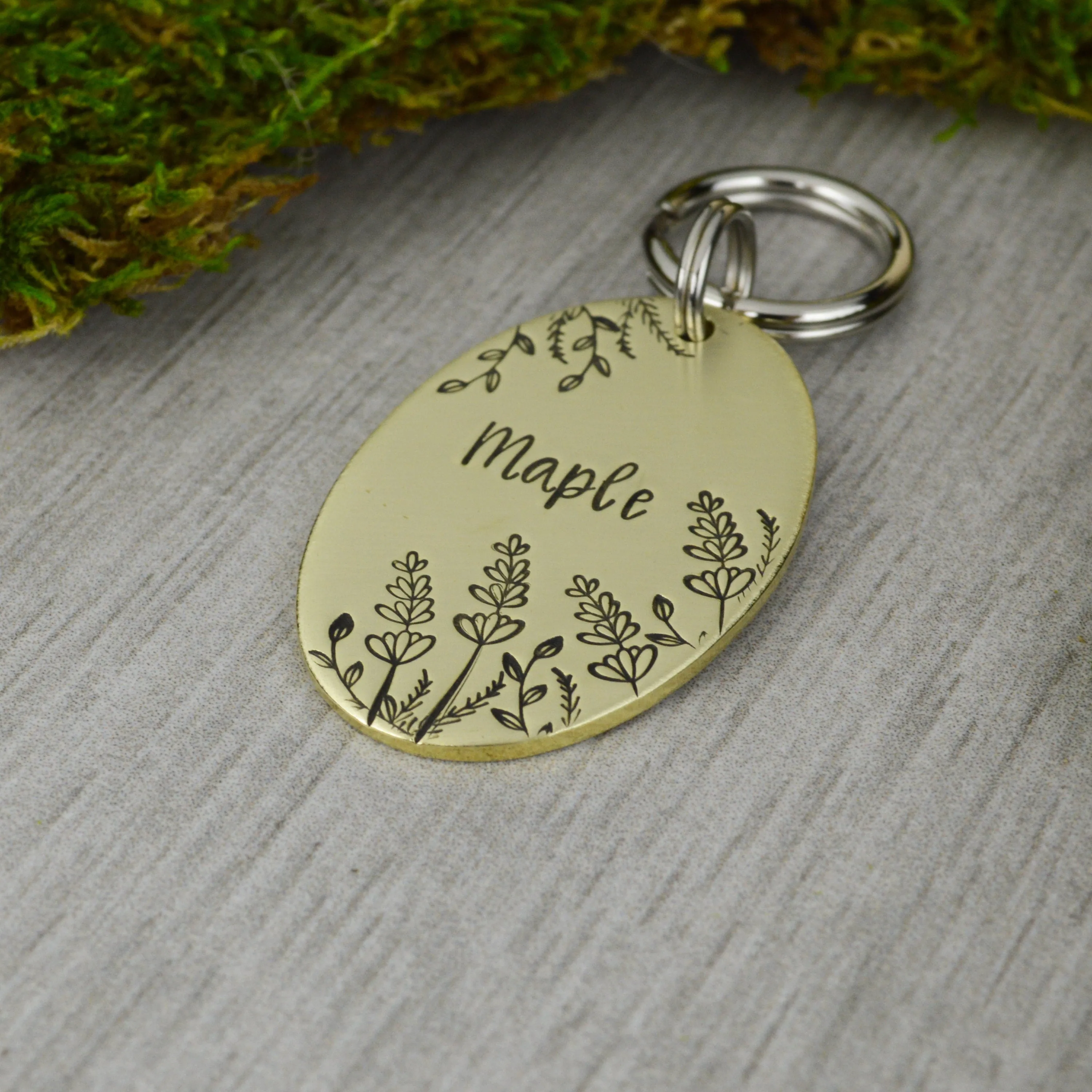 Lavender in the Breeze Pet ID Tag