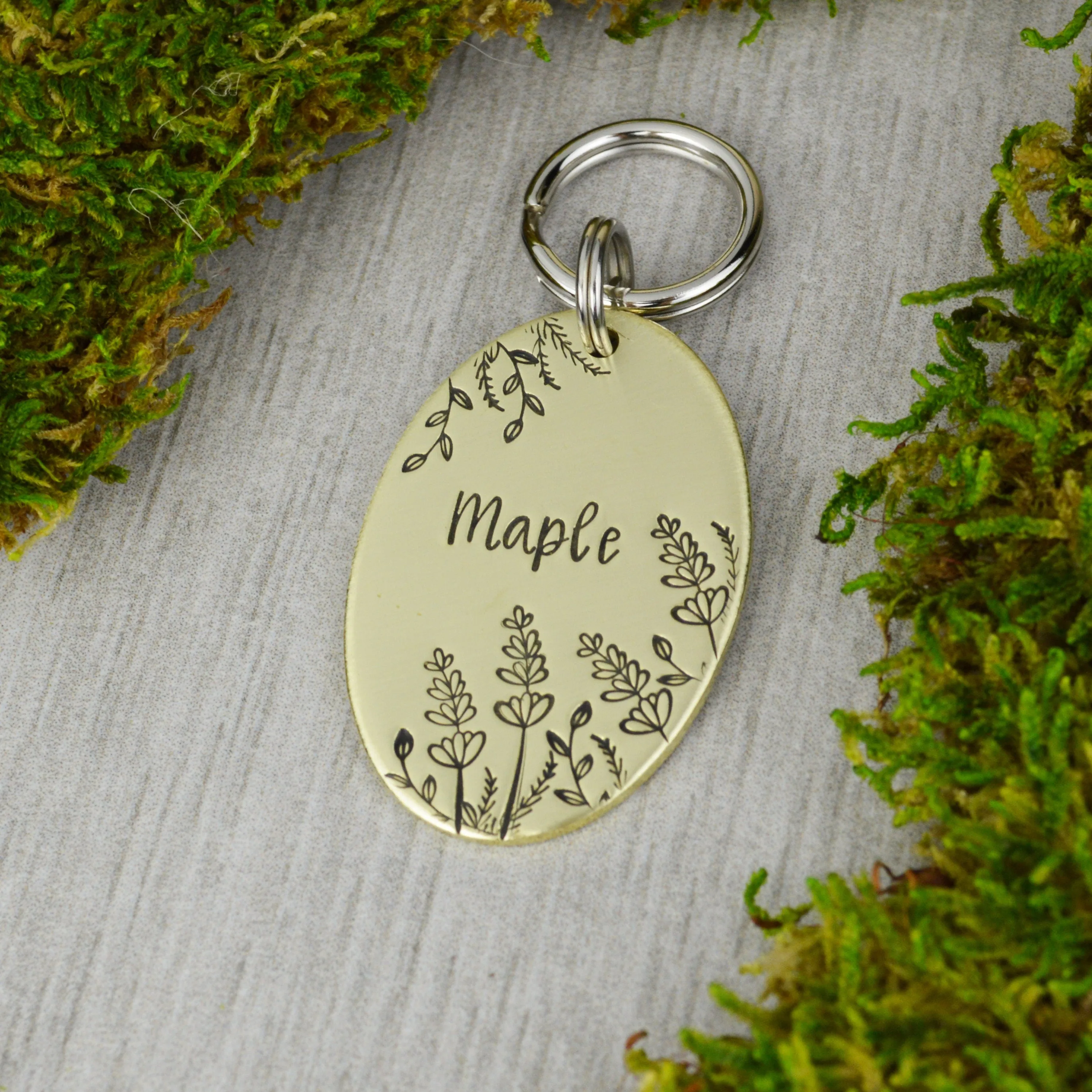 Lavender in the Breeze Pet ID Tag