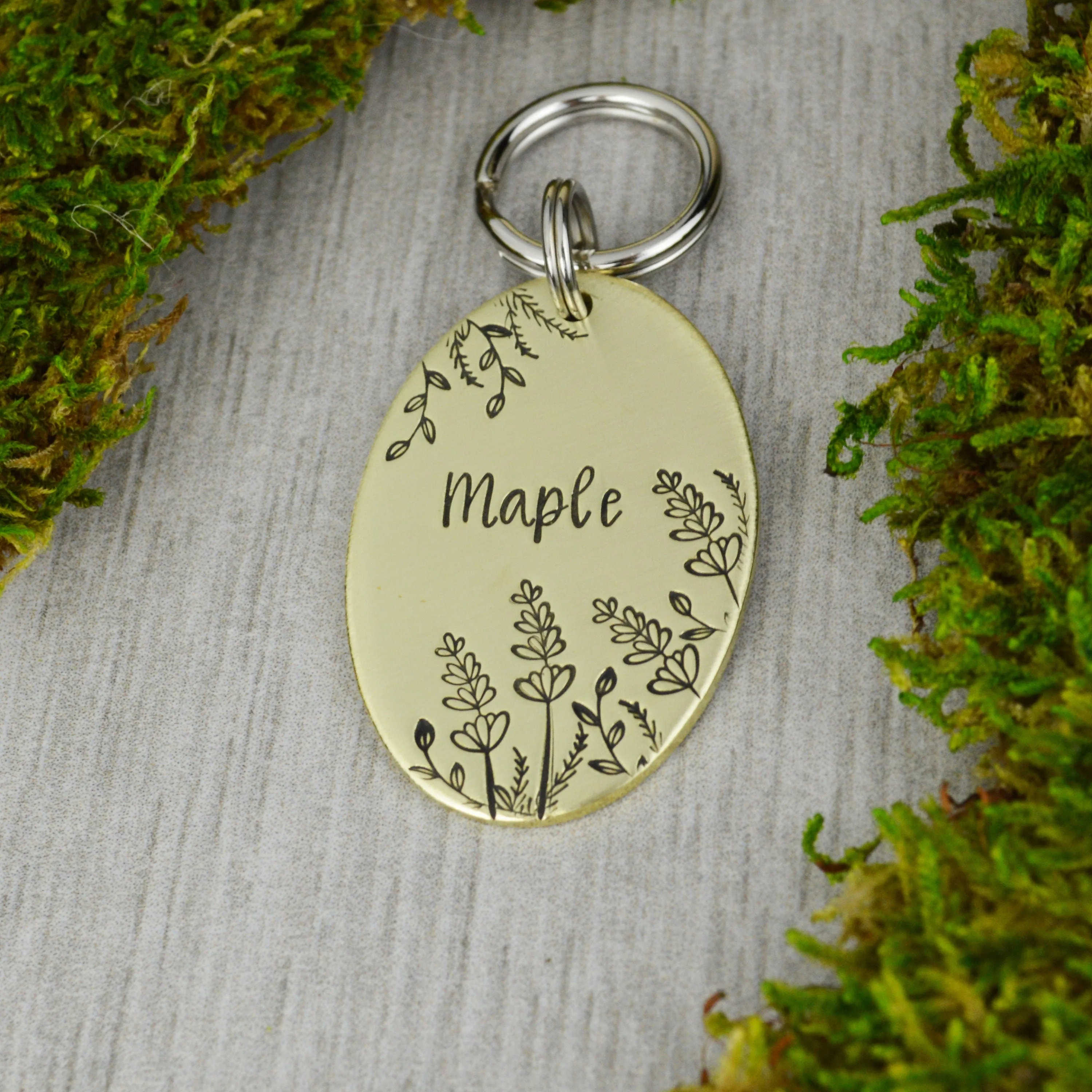 Lavender in the Breeze Pet ID Tag