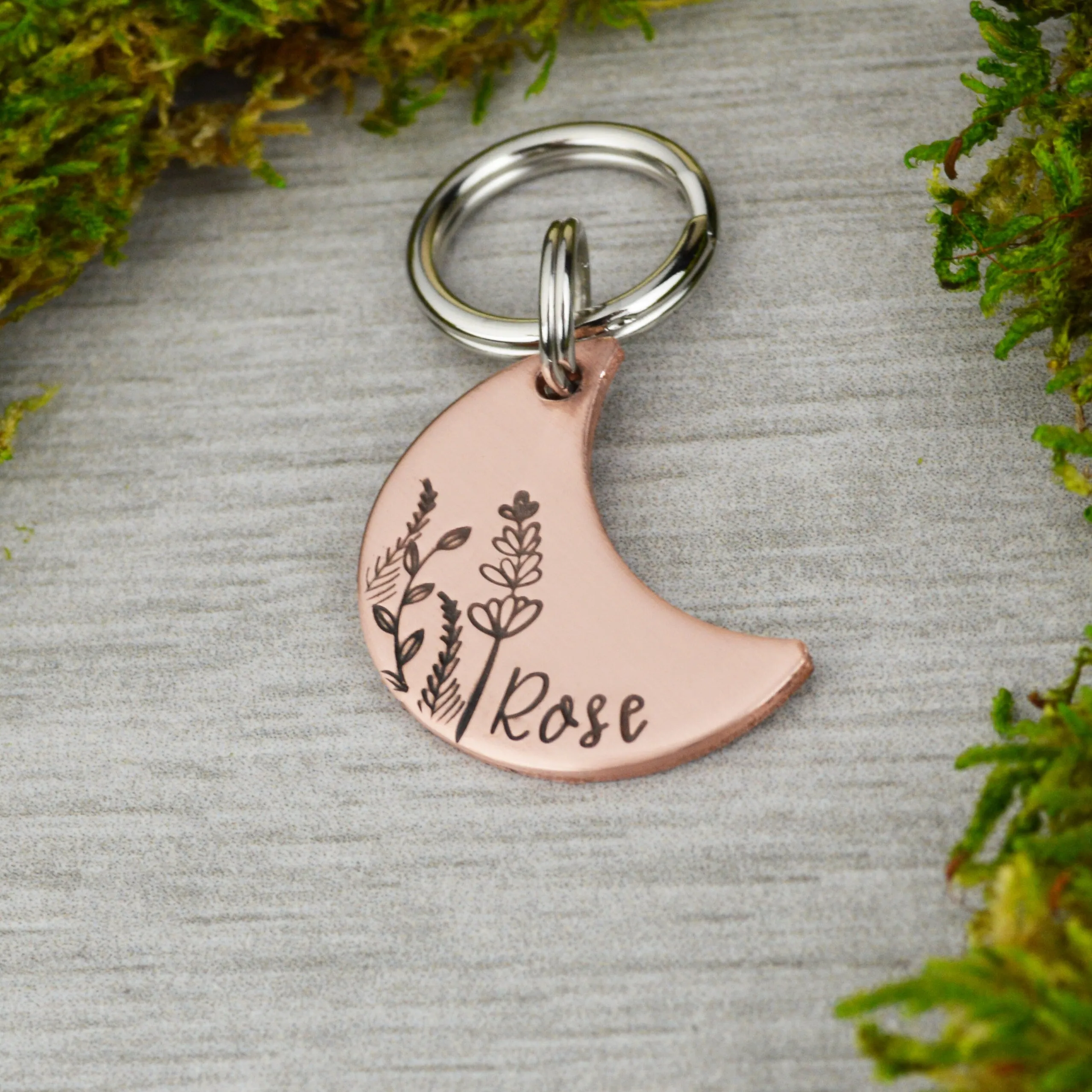 Lavender Moon Pet ID Tag