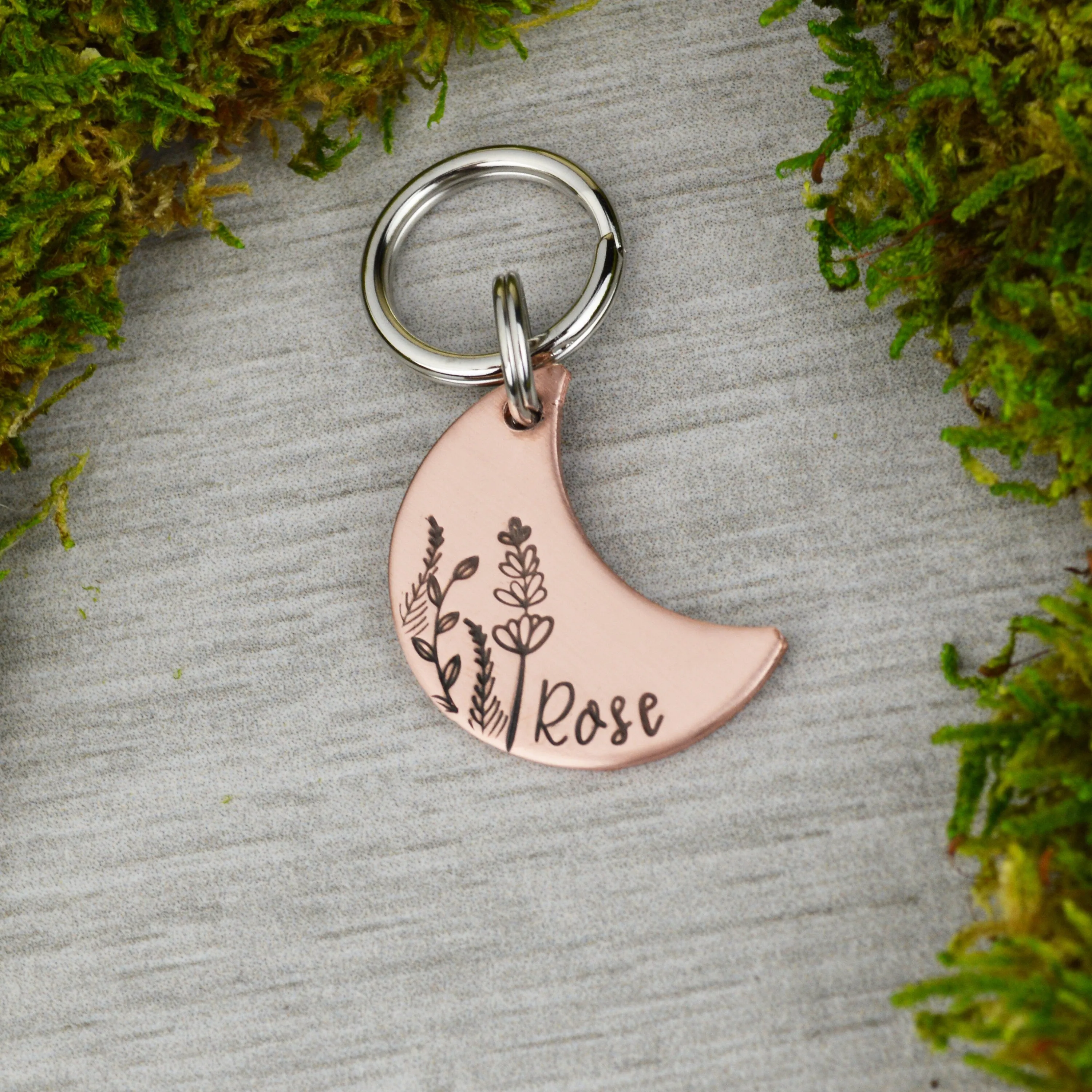 Lavender Moon Pet ID Tag