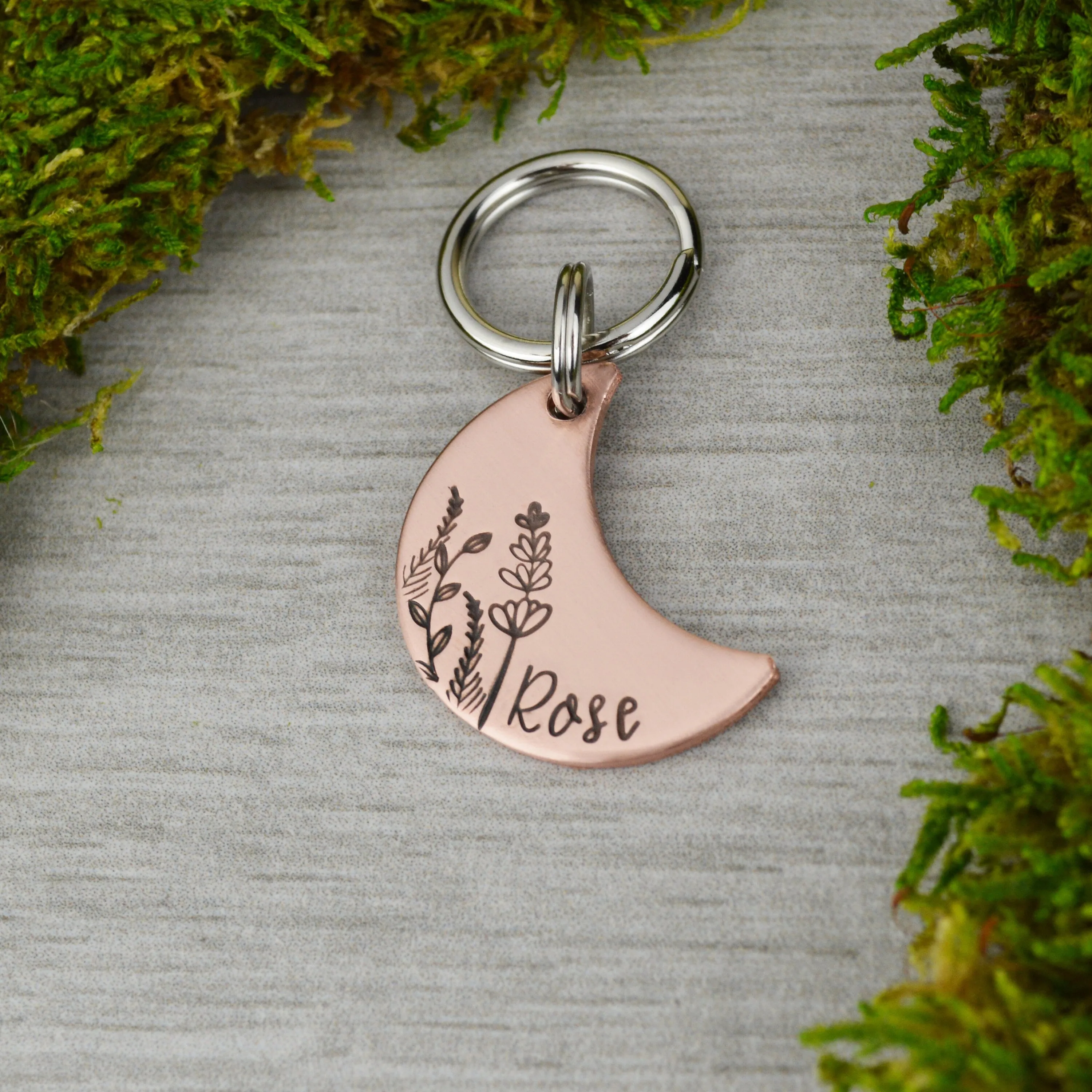 Lavender Moon Pet ID Tag