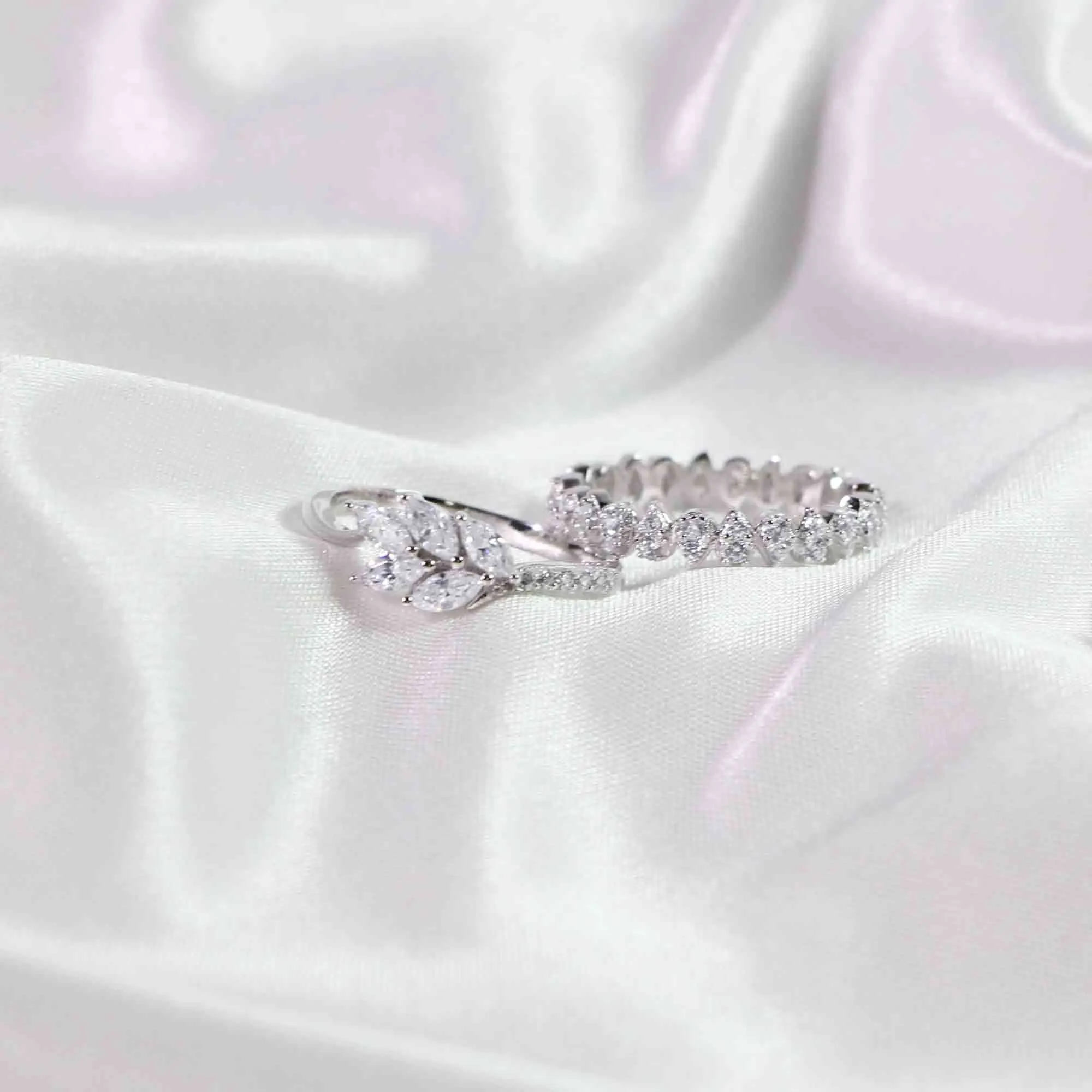 Leaf Branch Diamond Wedding Ring Nature's Grace Collection