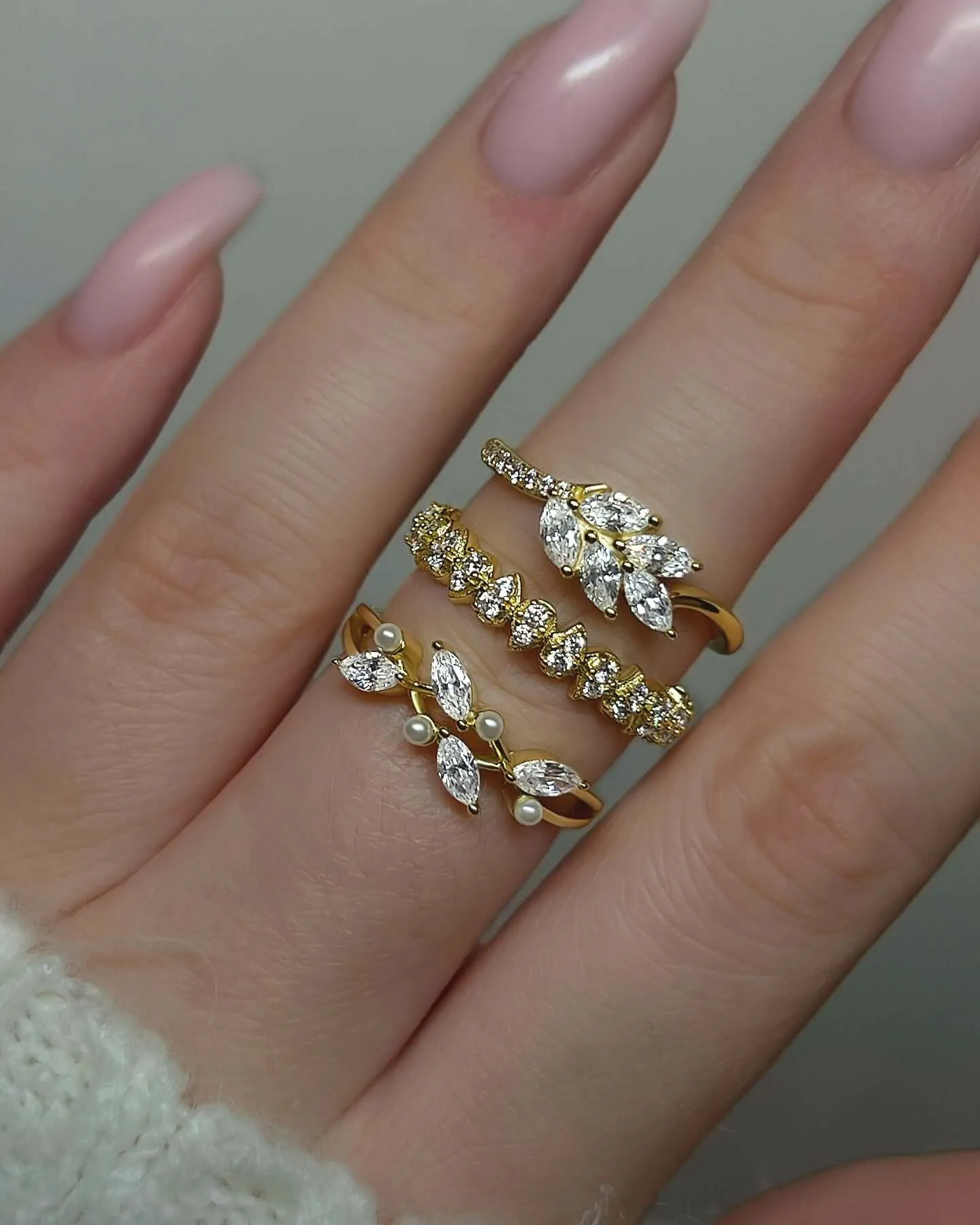 Leaf Branch Diamond Wedding Ring Nature's Grace Collection