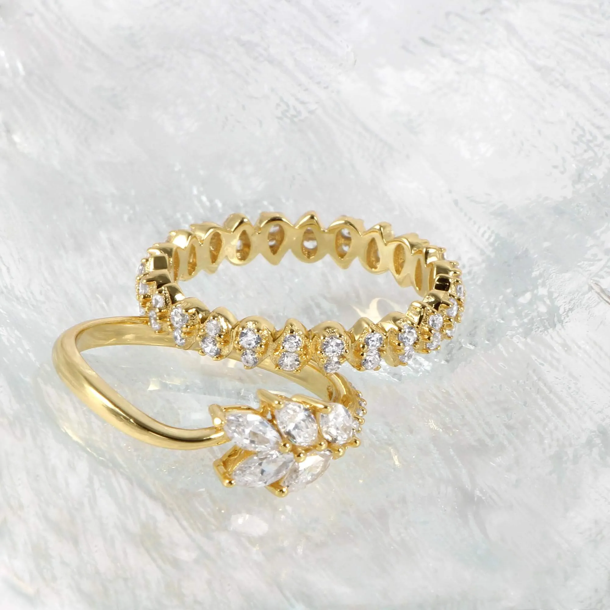 Leaf Branch Diamond Wedding Ring Nature's Grace Collection