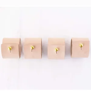 Leather Napkin Rings (Set of 4)