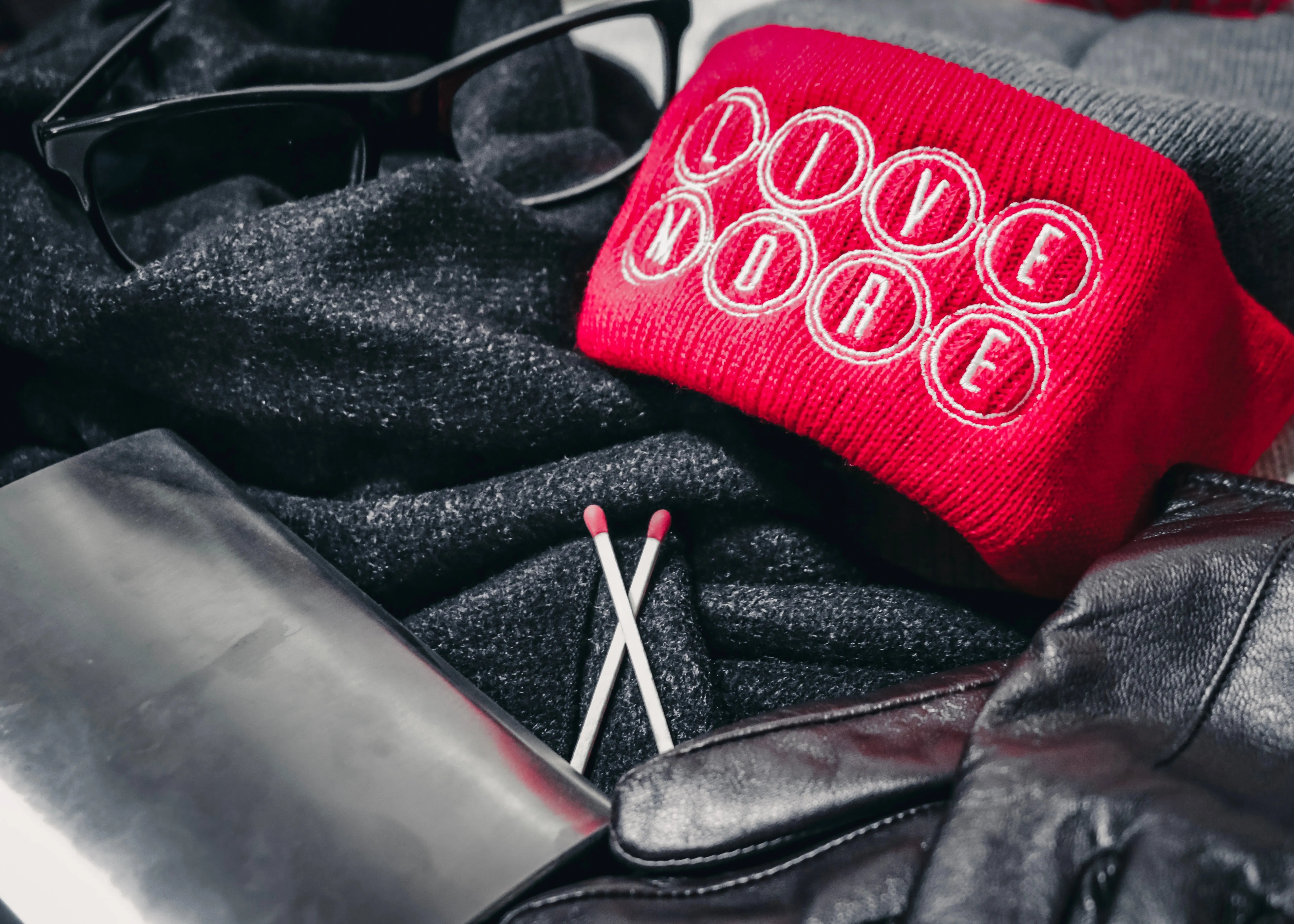 Live More Rings Beanie