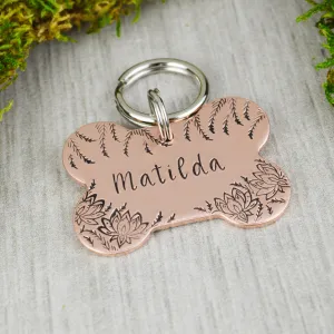 Lotus Garden Pet ID Tag