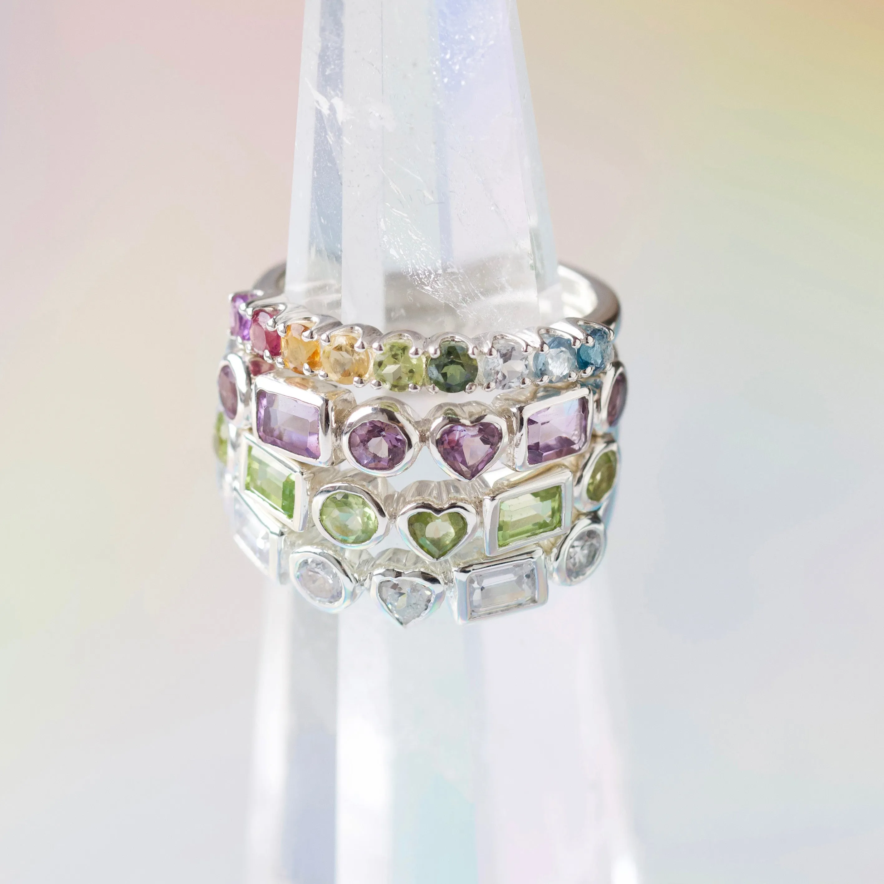 Louise Thompson Lucky Over The Rainbow Eternity Ring