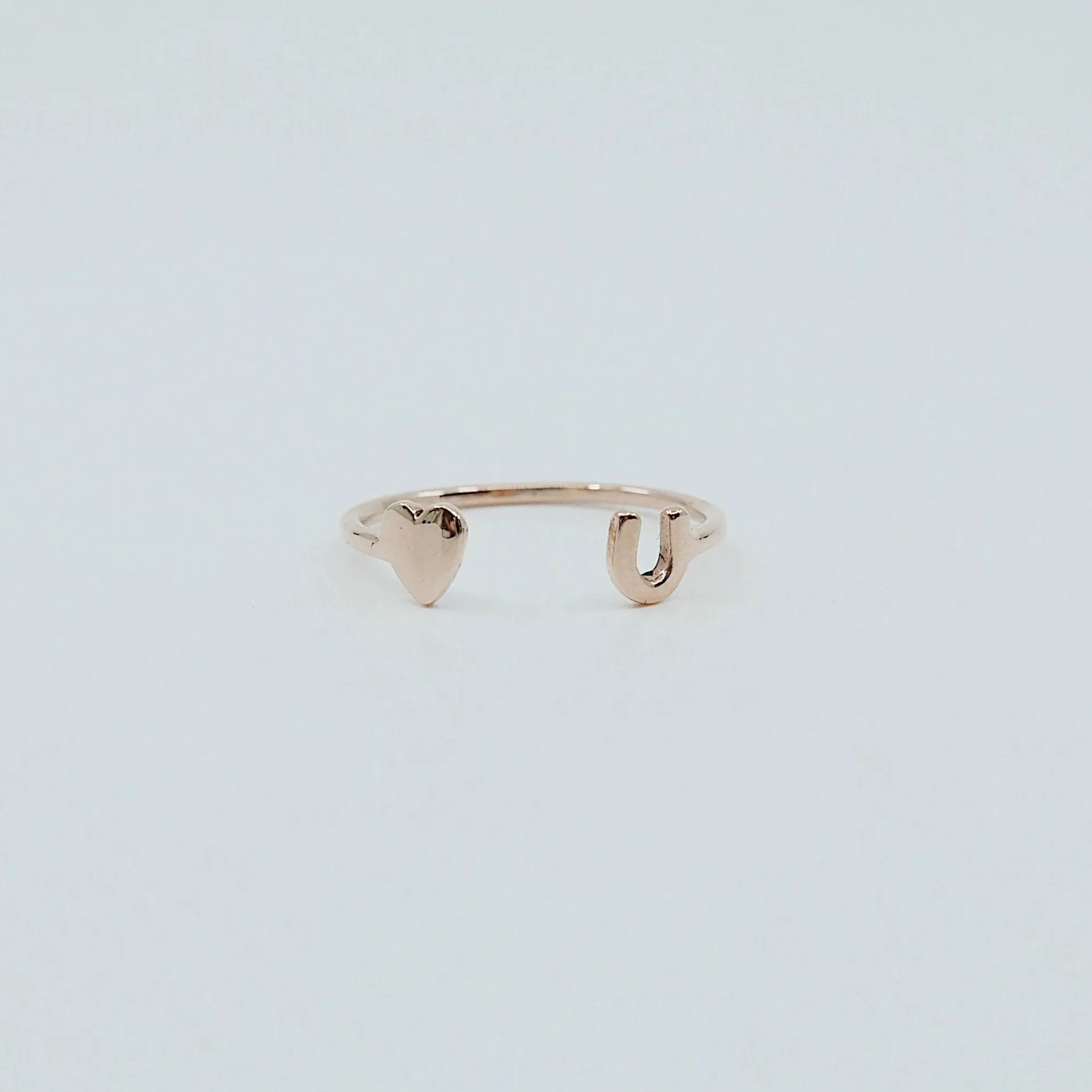 Love U Open Cuff Ring