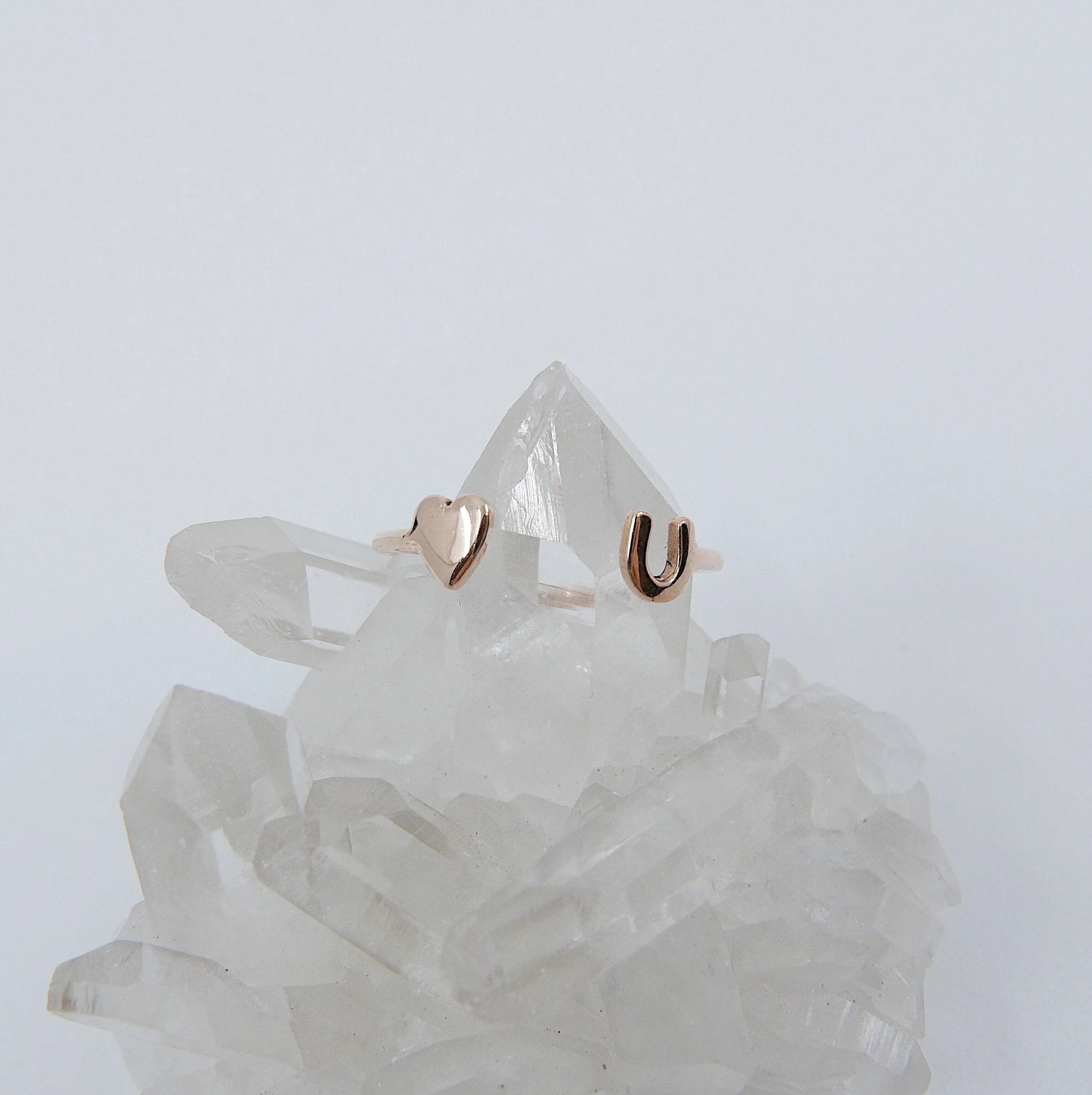 Love U Open Cuff Ring