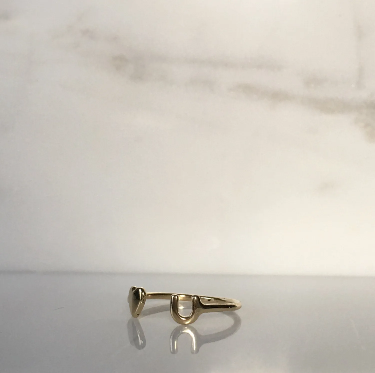 Love U Open Cuff Ring