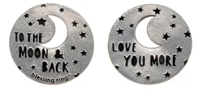Love You More Blessing Rings Charm