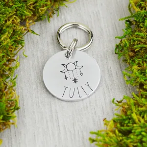 Lunar Reflections Pet ID Tag