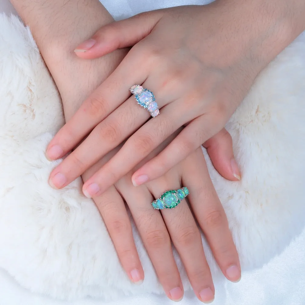 Luxe Fire Opal Ring