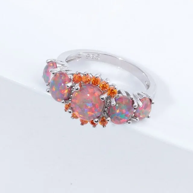 Luxe Fire Opal Ring