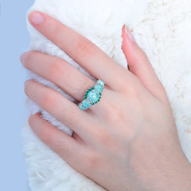 Luxe Fire Opal Ring