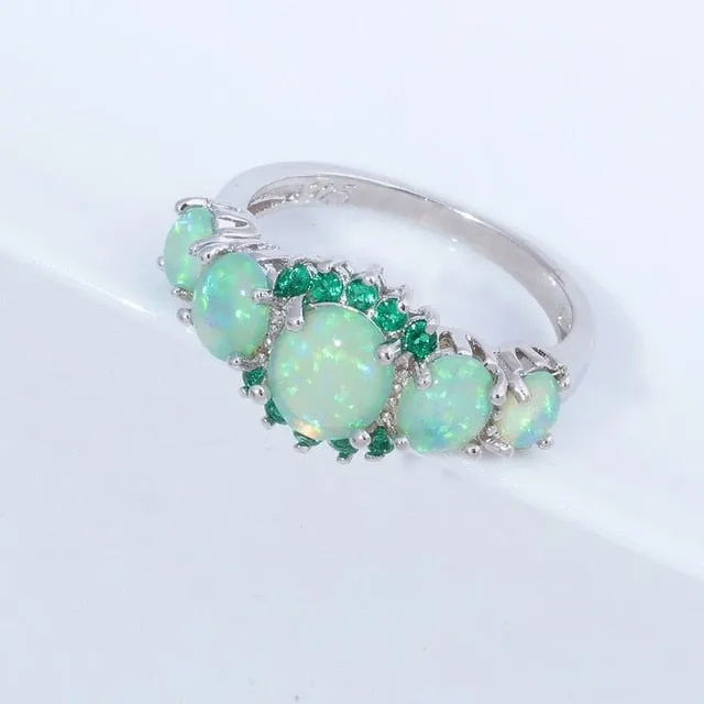 Luxe Fire Opal Ring