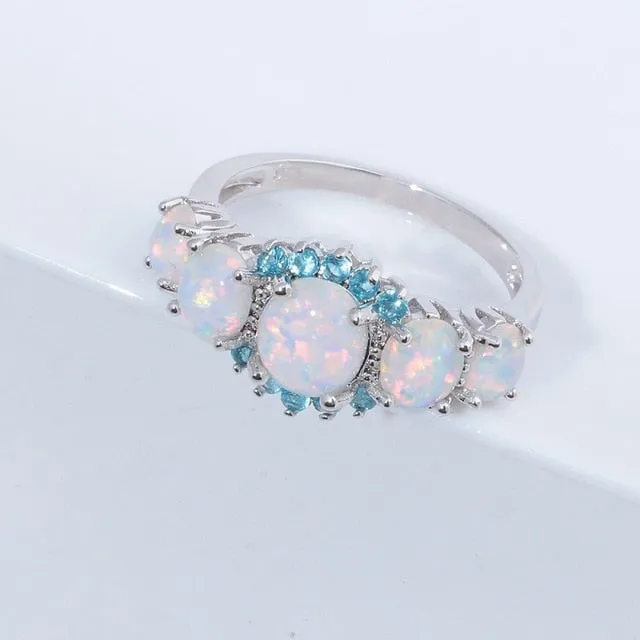Luxe Fire Opal Ring