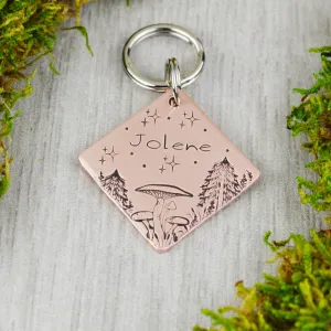 Magic Mushrooms Pet ID Tag