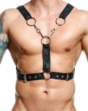 Malebasics Dmbl09 Dngeon Cross Chain Harness Army
