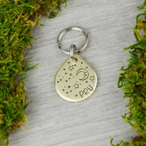 Man in the Moon Mini Pet ID Tag