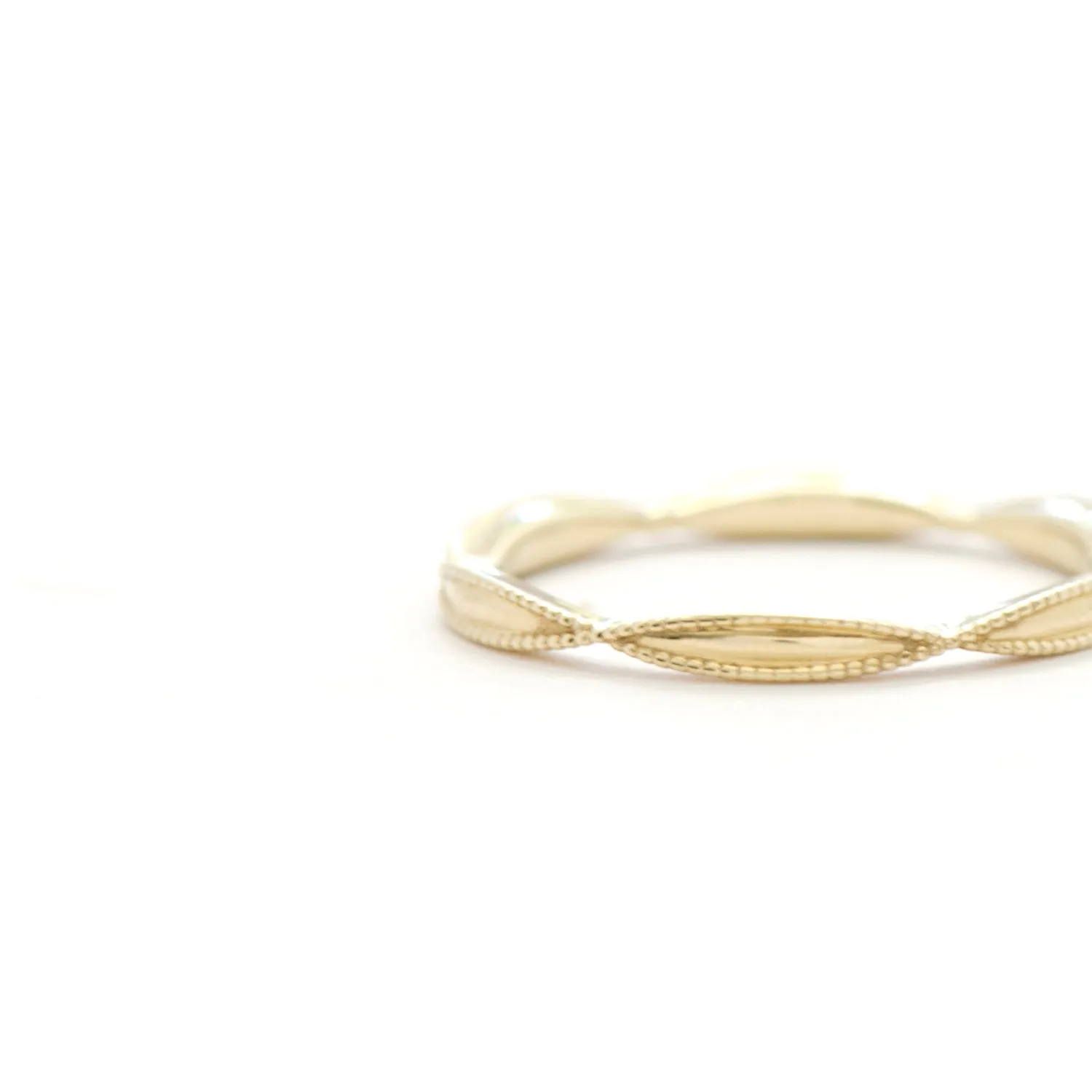 Marquise Shaped Plain Band