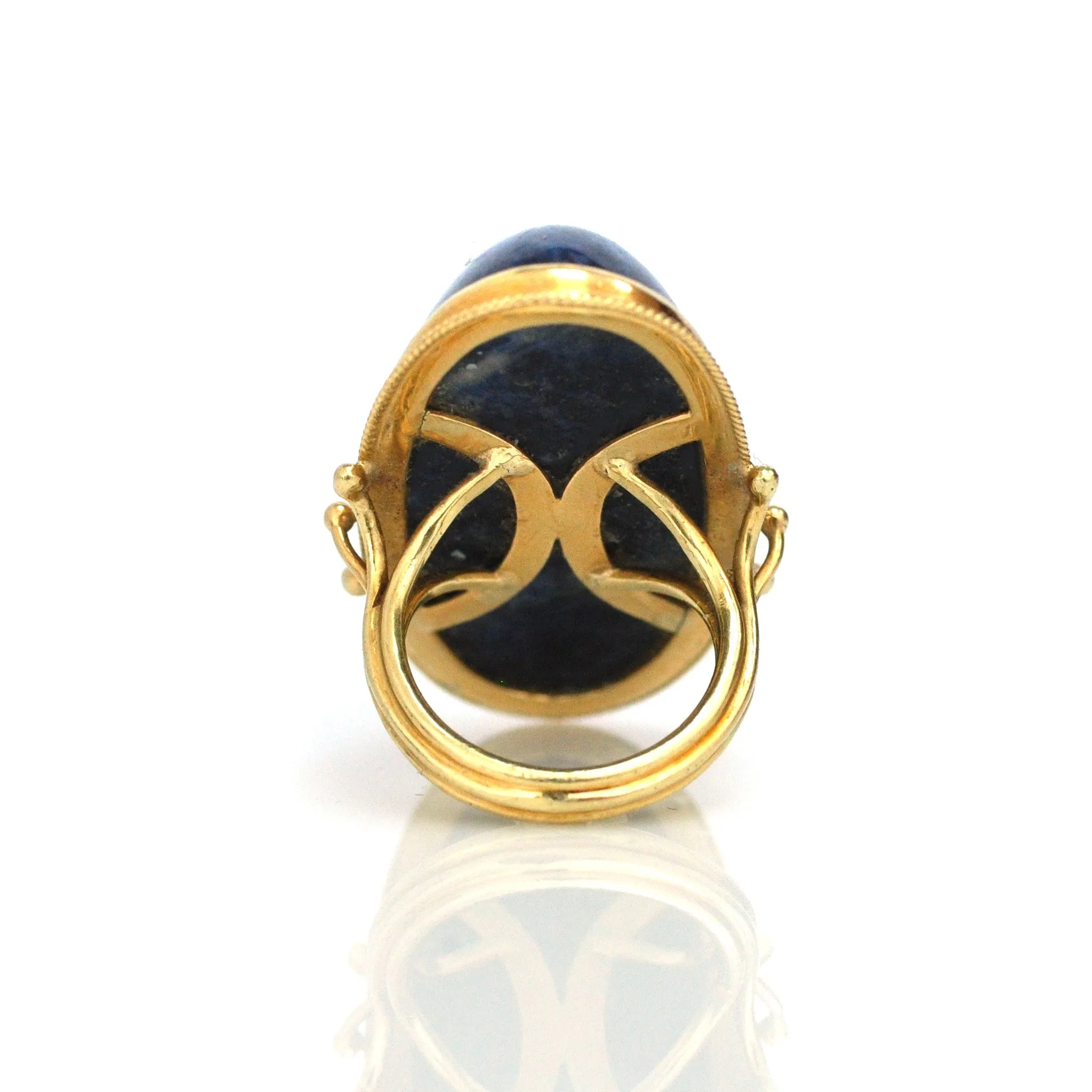 Massive 18k Sodalite Ring