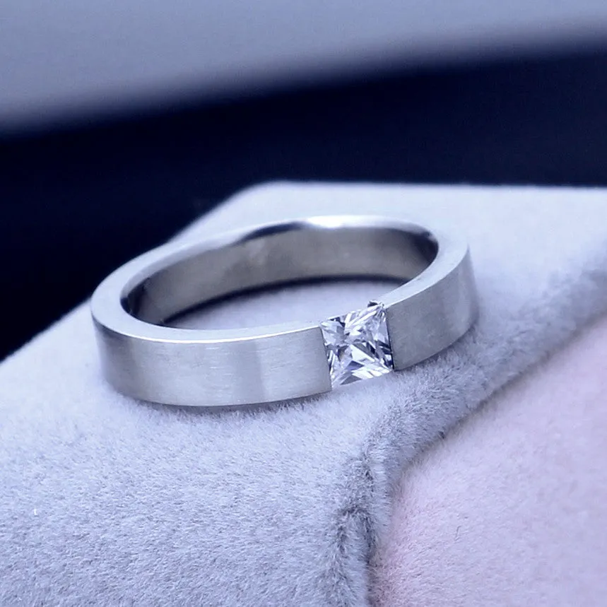 Mens Stainless Wedding Band Ring