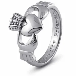 Men's Sterling Silver Claddagh Ring SMS-SG7