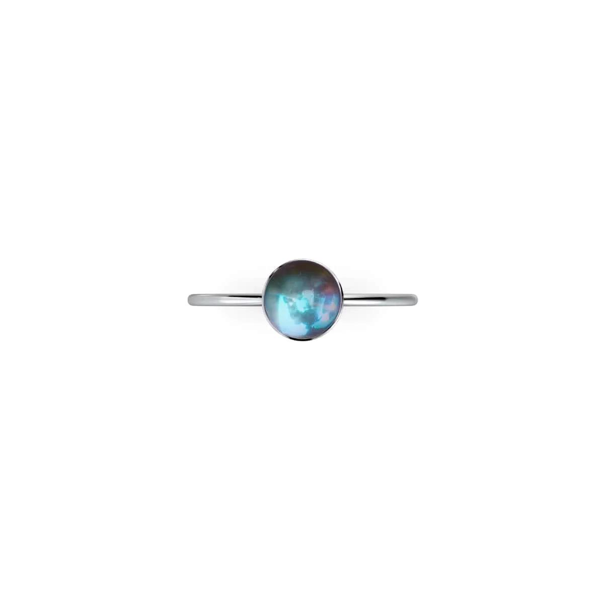 Milky Way | .925 Sterling Silver | Galaxy Glass Ring