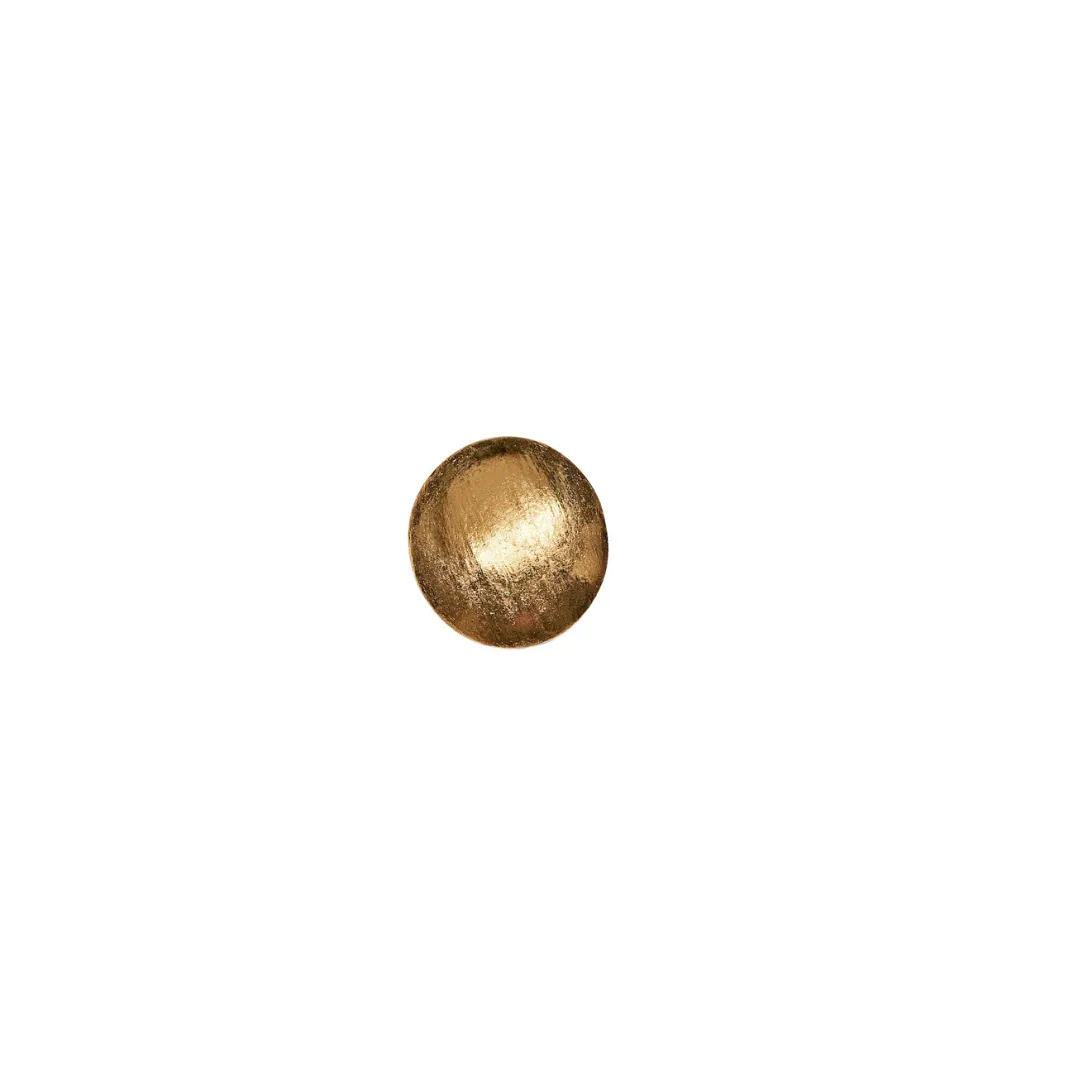 Monies Gold Foil & Leather Ring