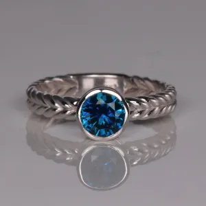 Montana Sapphire Ring 1.23 Carats