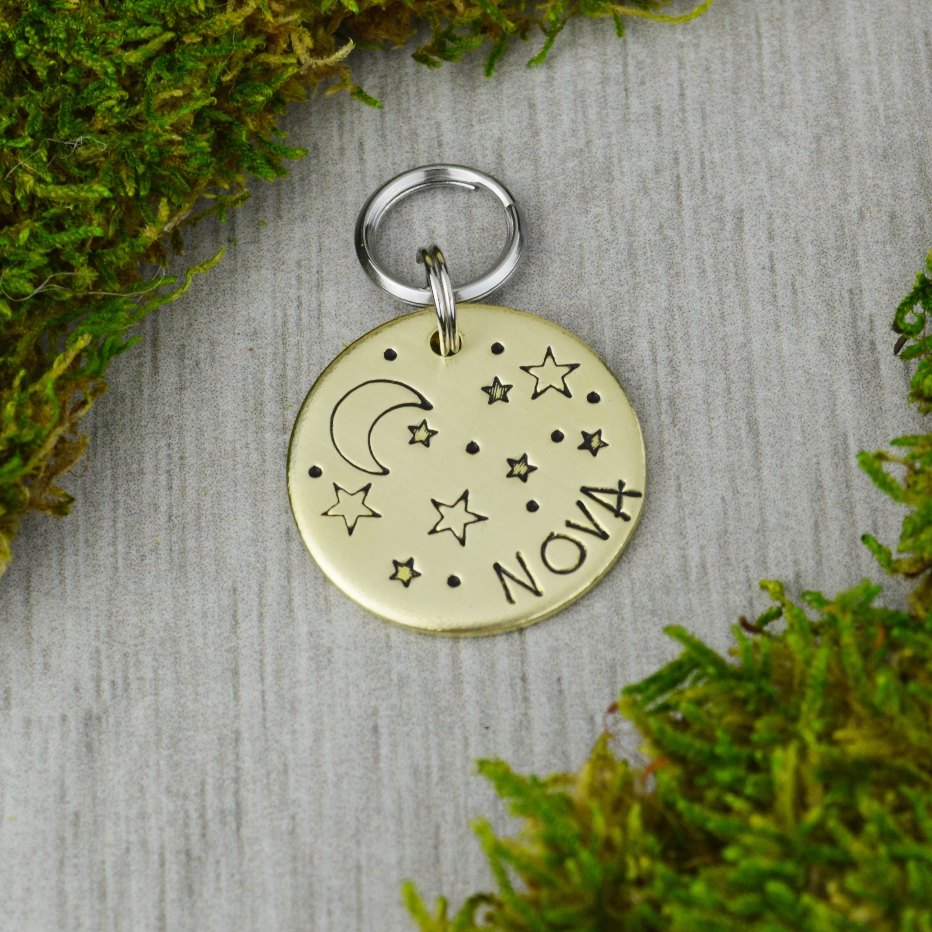 Moonlit Night Pet ID Tag
