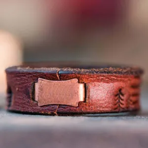Mountains Leather Ring | Chicago Tan