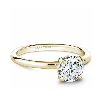 Noam Carver Bridal 14K Yellow Gold Solitaire Engagement Ring