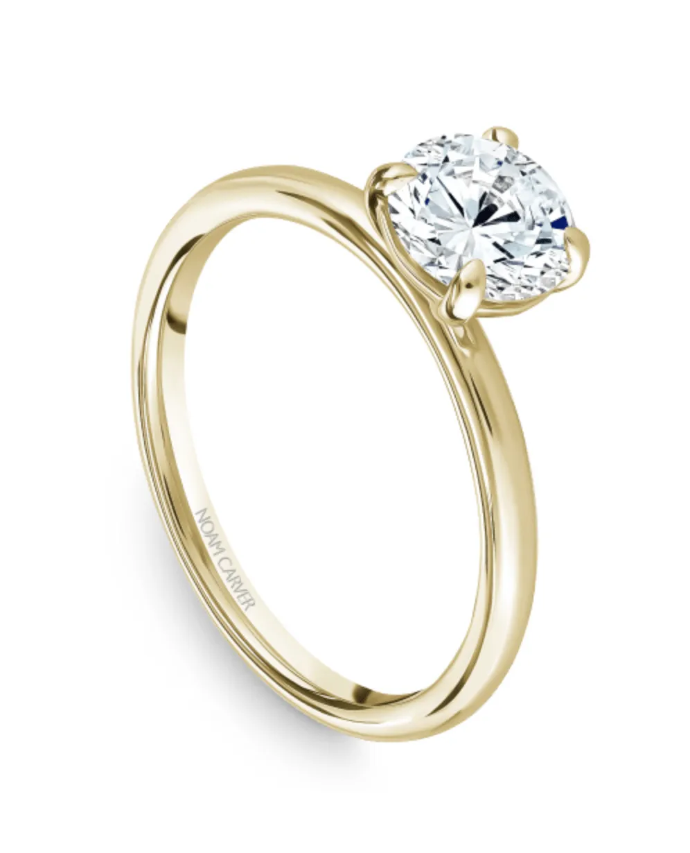 Noam Carver Bridal 14K Yellow Gold Solitaire Engagement Ring