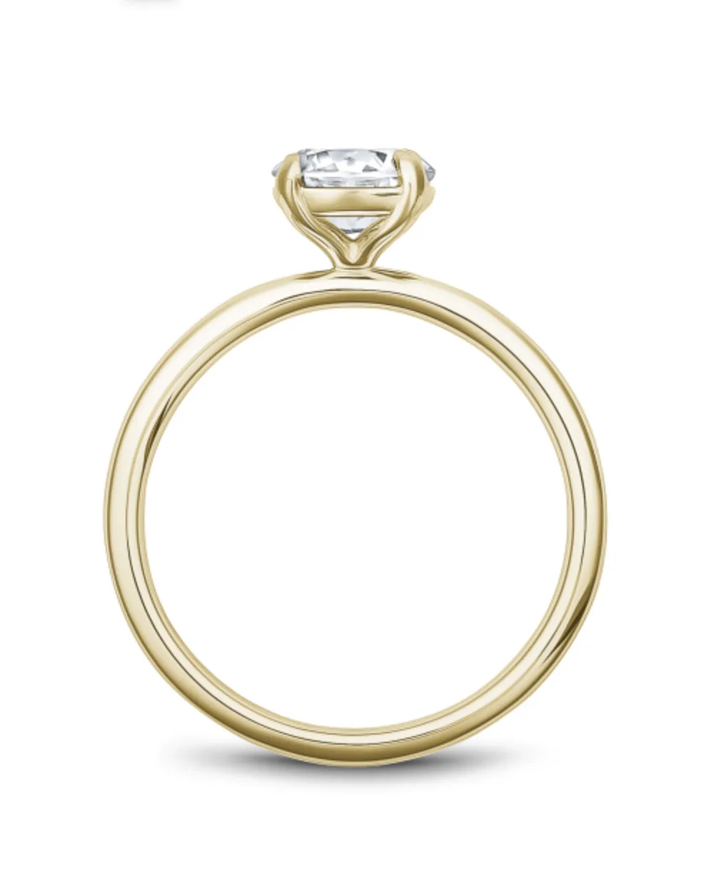 Noam Carver Bridal 14K Yellow Gold Solitaire Engagement Ring