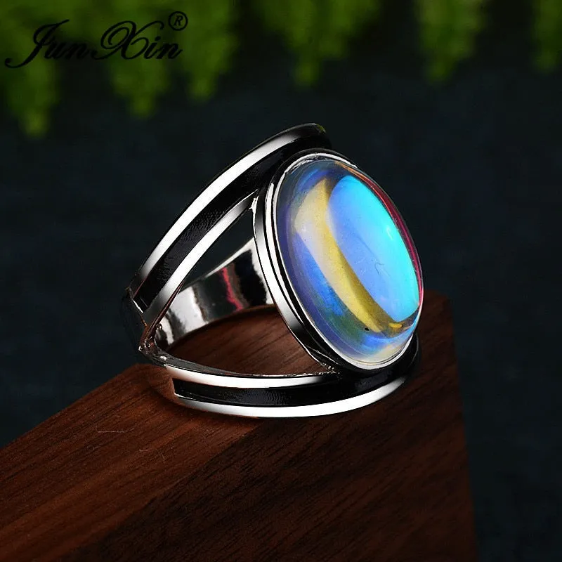 Oval Moonstone Ring