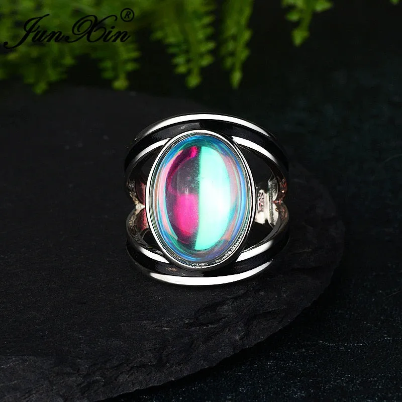 Oval Moonstone Ring