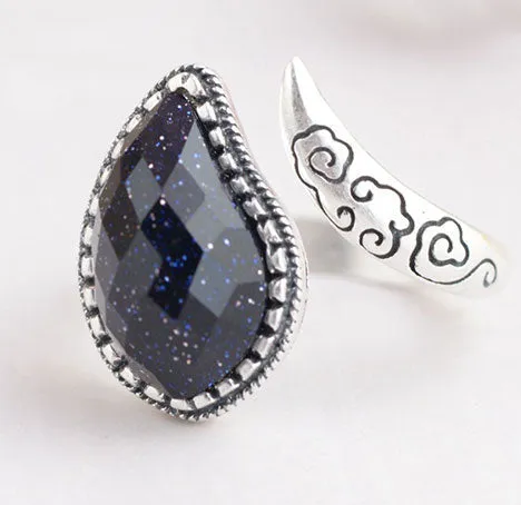 Paisley Wrap Ring - 925 Silver