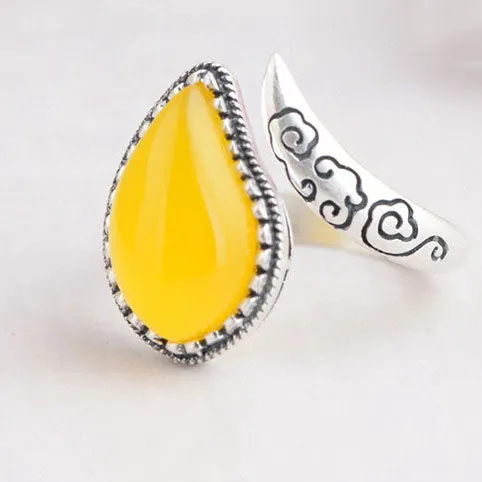 Paisley Wrap Ring - 925 Silver
