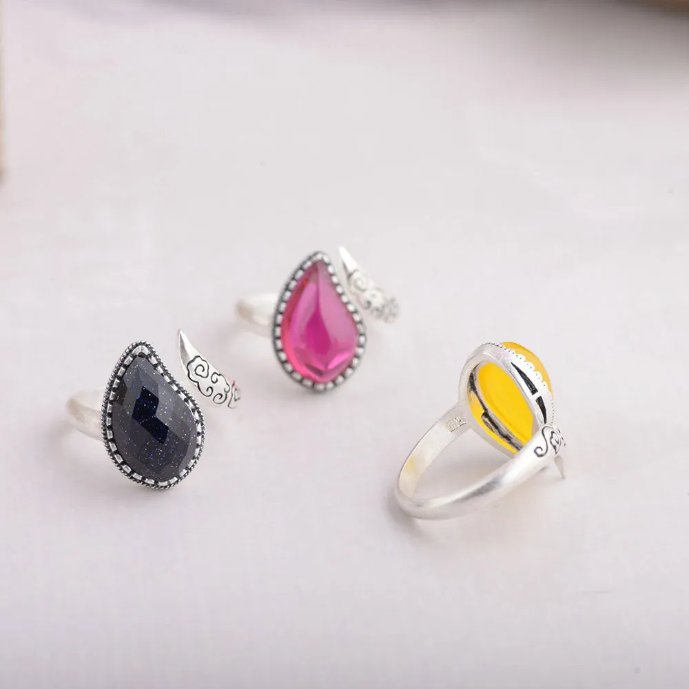 Paisley Wrap Ring - 925 Silver