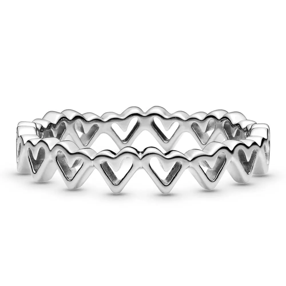 Pandora Freehand Heart Ring