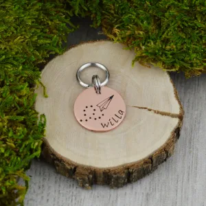 Paper Planes Mini Pet ID Tag