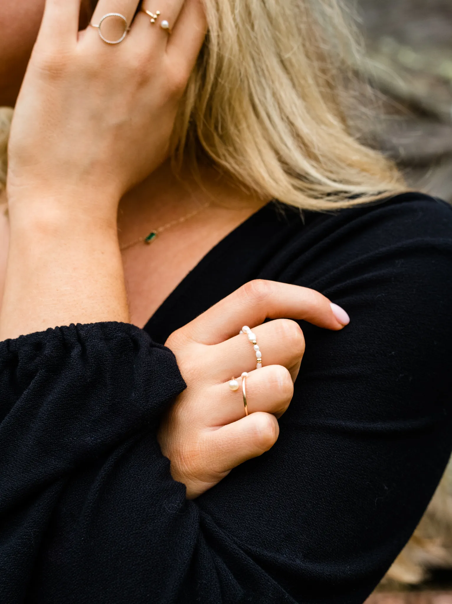 Pearl Beaded Ring