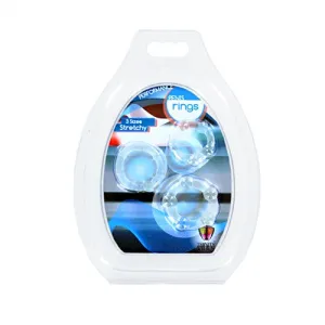 Performance Penis Rings Set of 3 - Clear