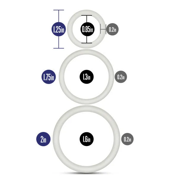 Performance - Vs4 Pure Premium Silicone ring Set - White